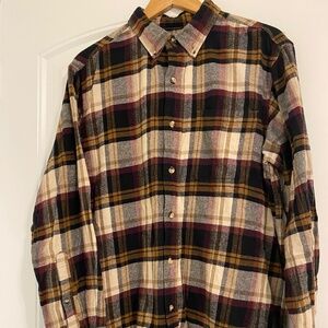Hobbs Creek Plaid Flannel Shirt Shacket from Bass Pro Shop Men’s L large Cozy